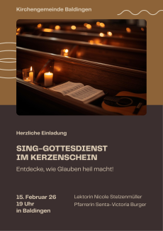 Gottesdienst am 15.2.