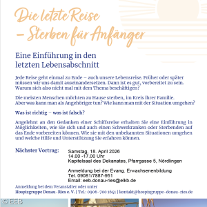 Vortrag letzte Reise